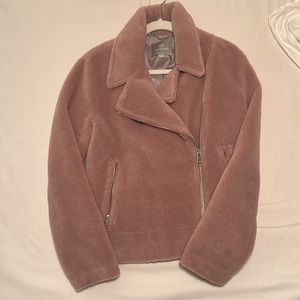 Soia & Kyo Pink Sherpa Jacket size SMALL S/P